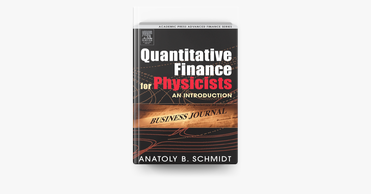 ‎quantitative Finance For Physicists Em Apple Books