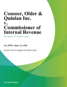 Consoer, Older & Quinlan Inc. v. Commissioner of Internal Revenue - Seventh Circuit Circuit Court of Appeals