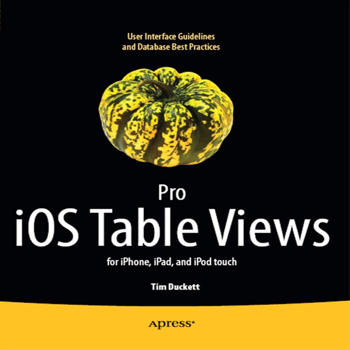 Pro iOS Table Views