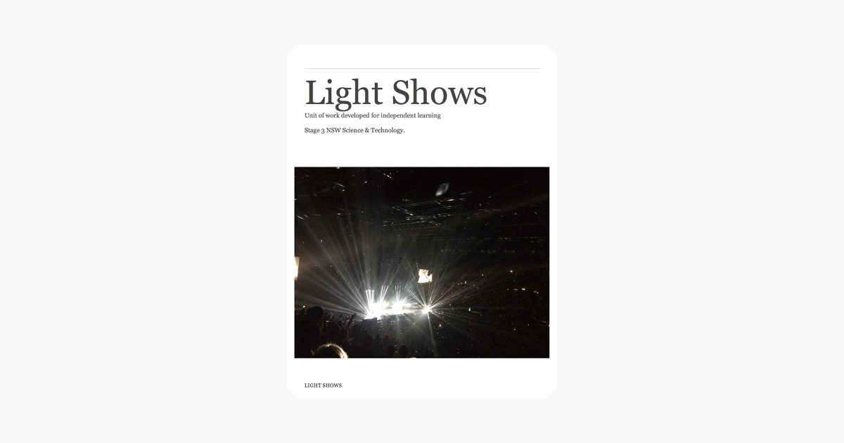 Light Shows On Apple Books