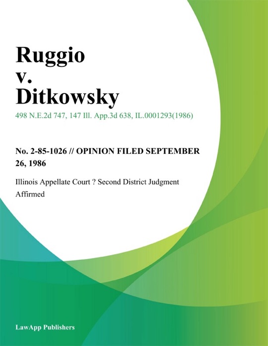 Ruggio v. Ditkowsky