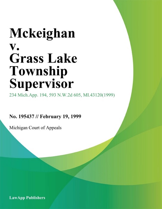 Mckeighan v. Grass Lake Township Supervisor