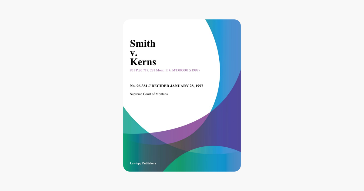 Smith And Kerns >> Smith V Kerns On Apple Books Smith And Kerns >> Smith V Kerns On Apple Books
