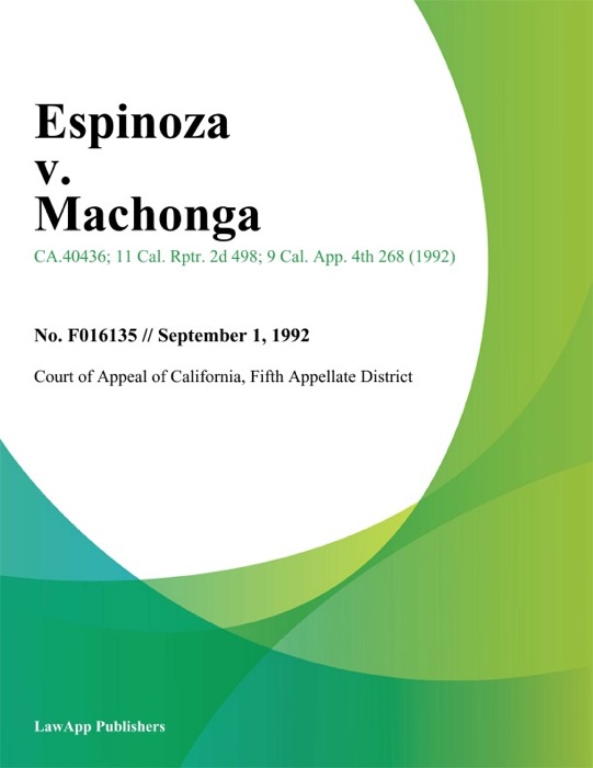 Espinoza v. Machonga