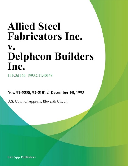 Allied Steel Fabricators Inc. v. Delphcon Builders Inc.