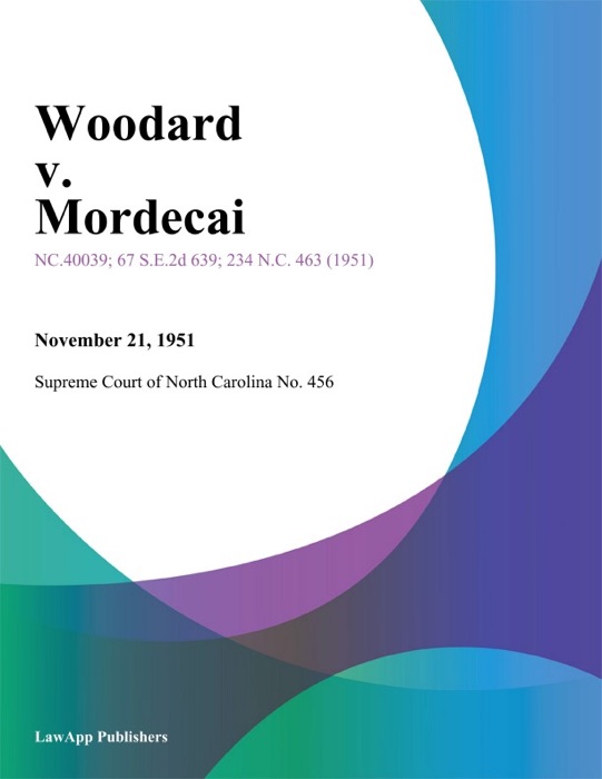 Woodard V. Mordecai