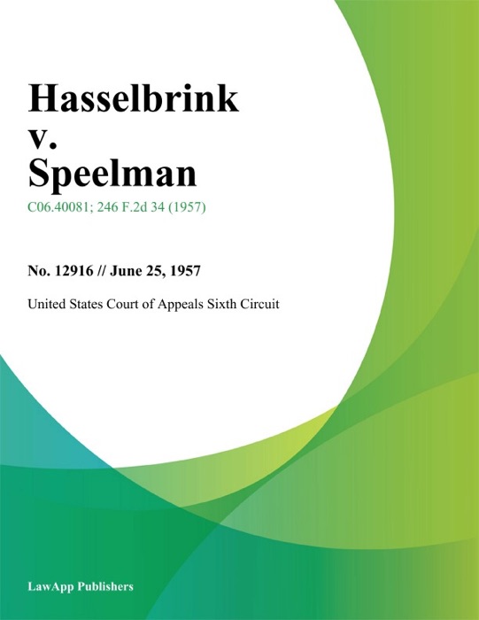 Hasselbrink v. Speelman