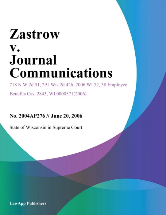 Zastrow v. Journal Communications