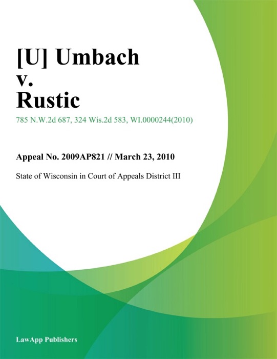 Umbach v. Rustic