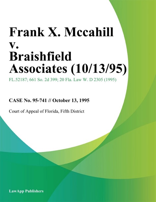 Frank X. Mccahill v. Braishfield Associates