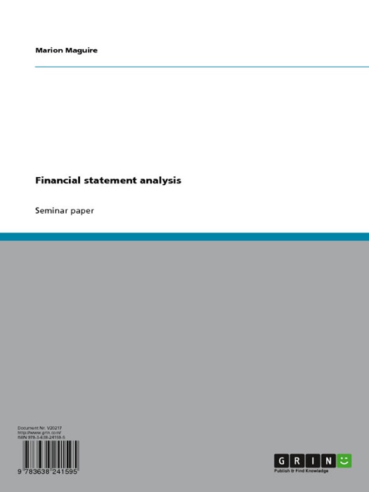 Financial statement analysis