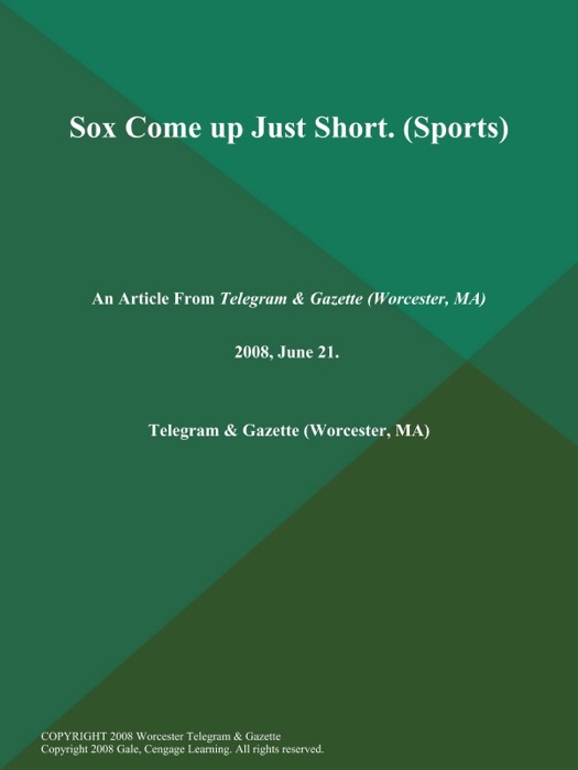 Sox Come up Just Short (Sports)