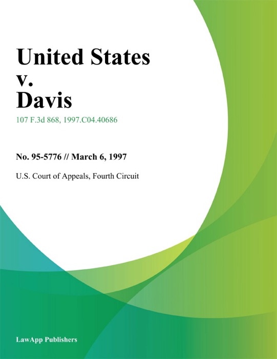 United States V. Davis