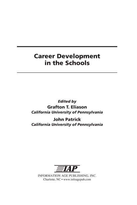 Career Development in the Schools