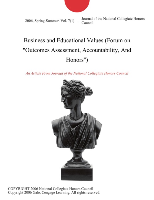 Business and Educational Values (Forum on 