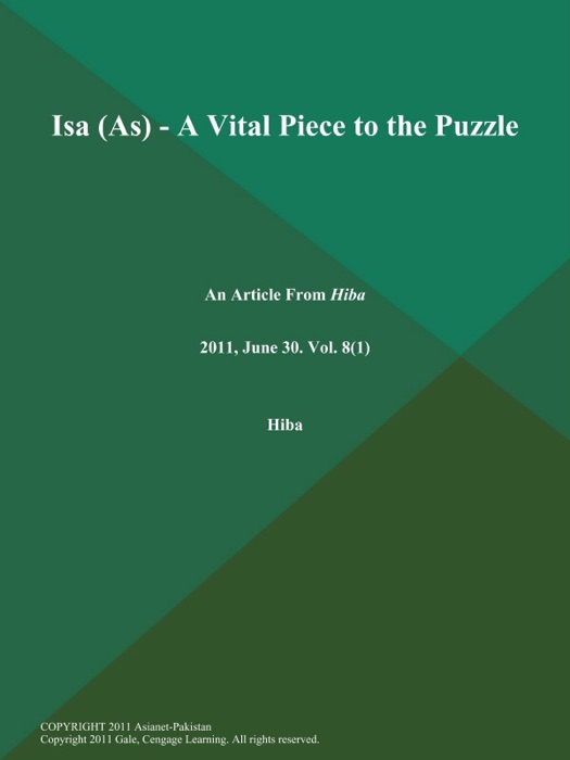 Isa (As) - A Vital Piece to the Puzzle