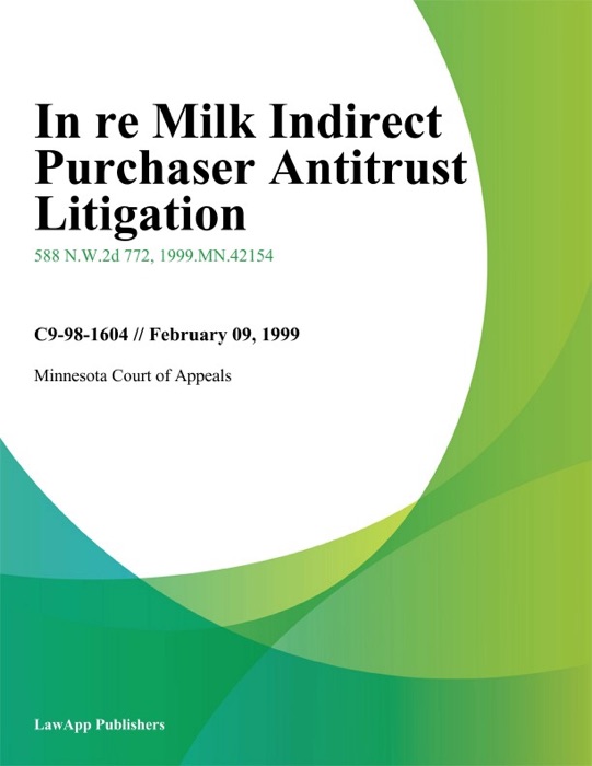 In re Milk Indirect Purchaser Antitrust Litigation