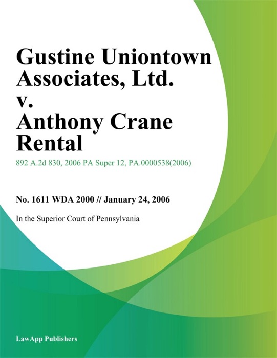 Gustine Uniontown Associates