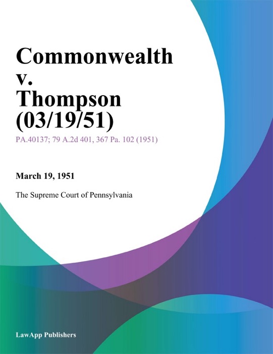 Commonwealth v. Thompson