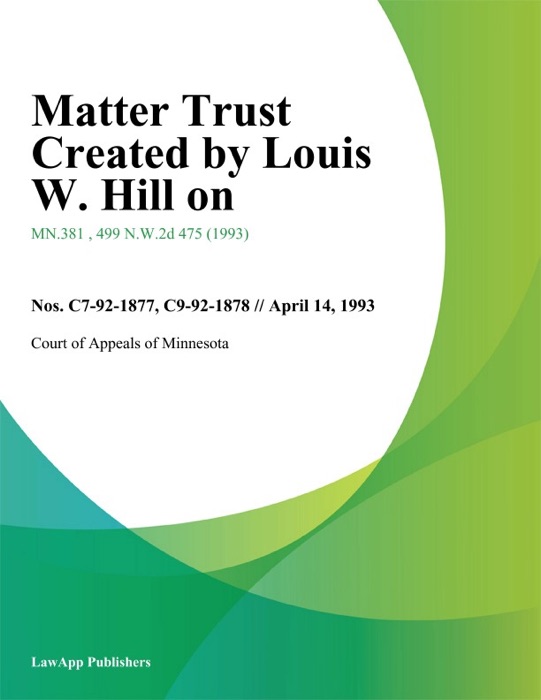 Matter Trust Created by Louis W. Hill on