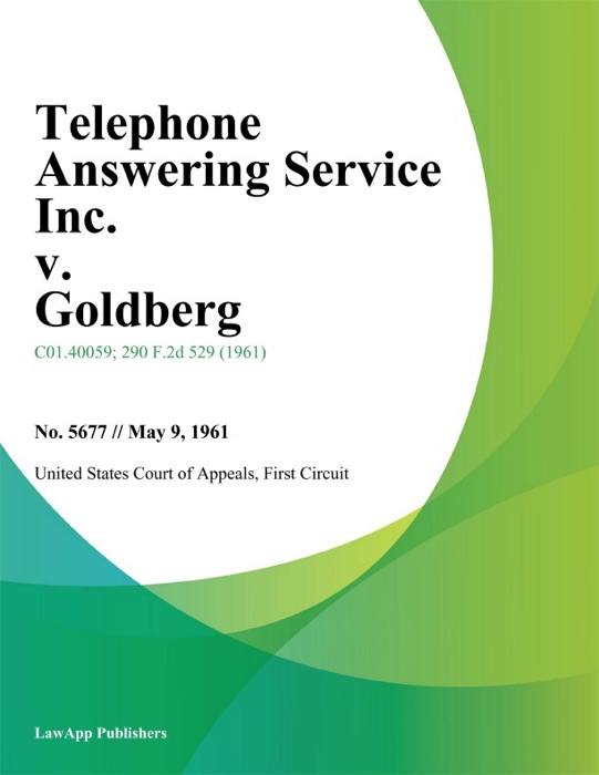 Telephone Answering Service Inc. v. Goldberg