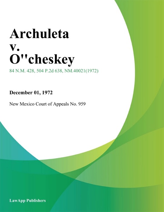 Archuleta v. Ocheskey