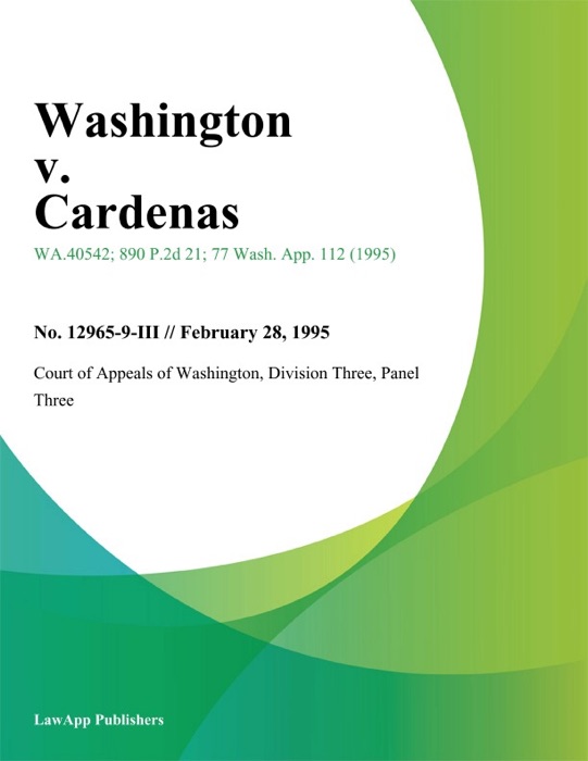 Washington v. Cardenas