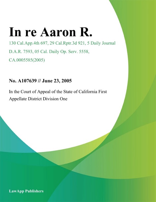 In Re Aaron R.