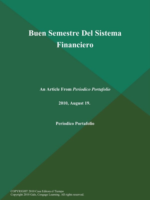 Buen Semestre Del Sistema Financiero