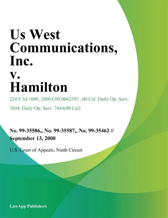 Us West Communications, Inc. v. Hamilton