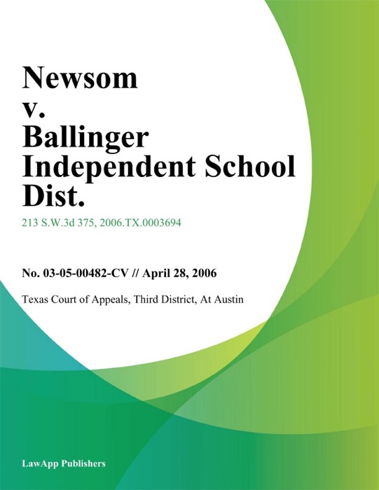 Newsom v. Ballinger Independent School Dist.