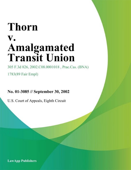 Thorn v. Amalgamated Transit Union