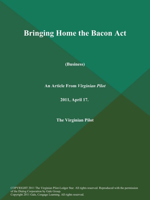 Bringing Home the Bacon Act (Business)