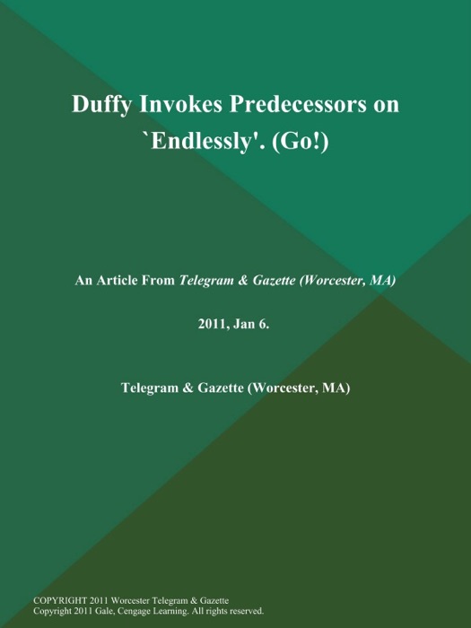 Duffy Invokes Predecessors on `Endlessly' (Go!)