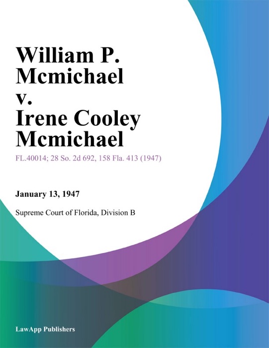 William P. Mcmichael v. Irene Cooley Mcmichael