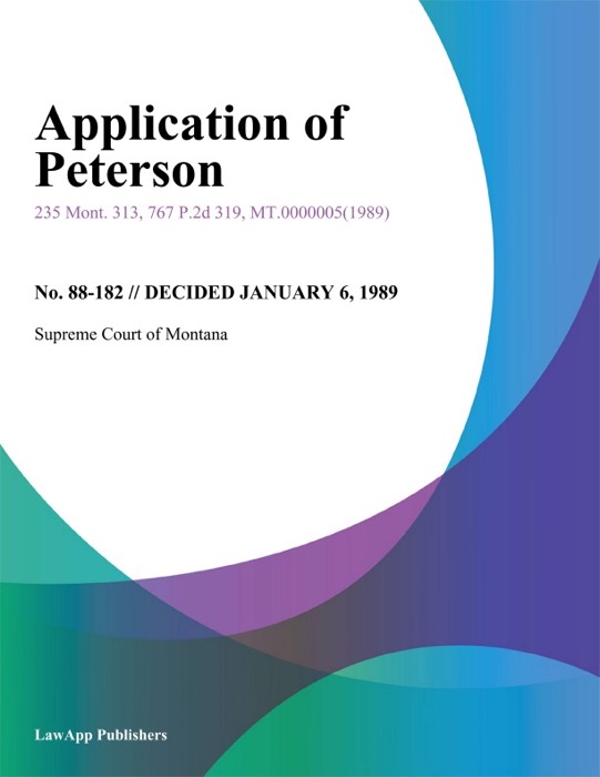 Application of Peterson