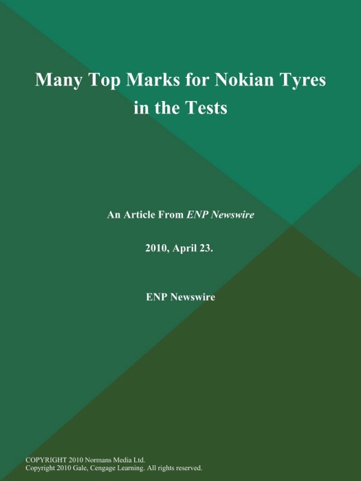 Many Top Marks for Nokian Tyres in the Tests