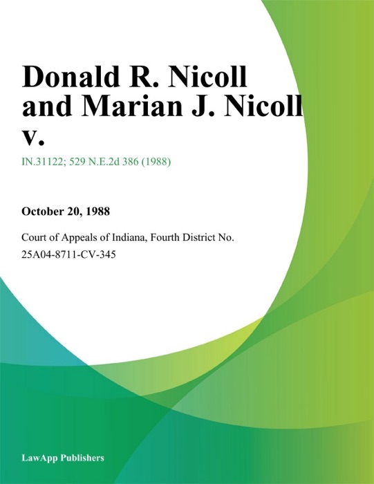 Donald R. Nicoll and Marian J. Nicoll V.