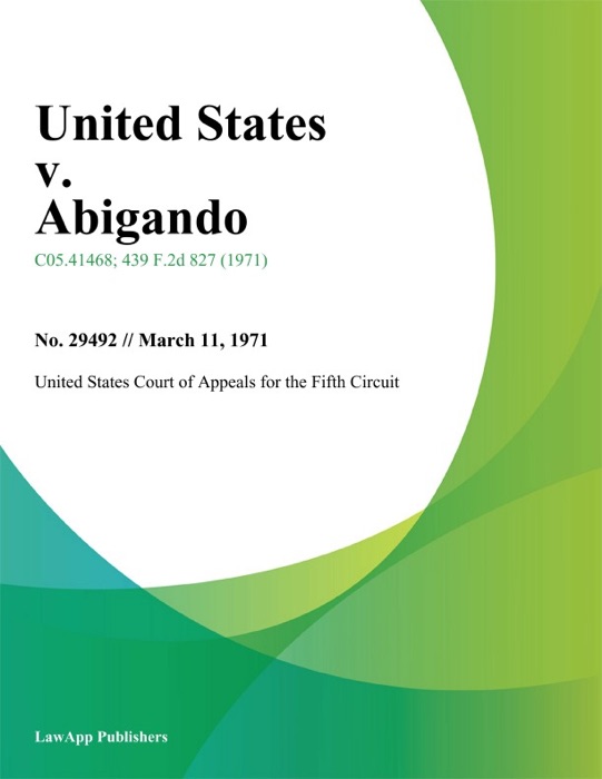 United States v. Abigando