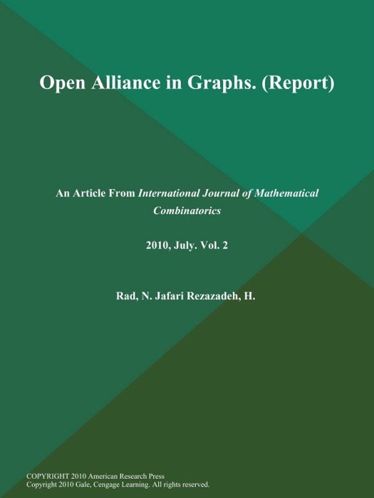 Open Alliance in Graphs (Report)