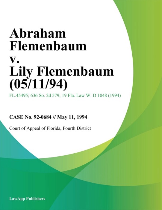 Abraham Flemenbaum v. Lily Flemenbaum