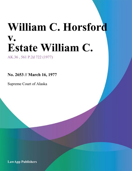 William C. Horsford v. Estate William C.