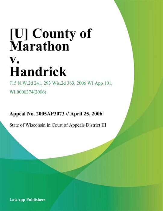 County of Marathon v. Handrick