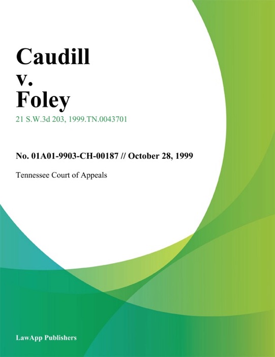 Caudill V. Foley
