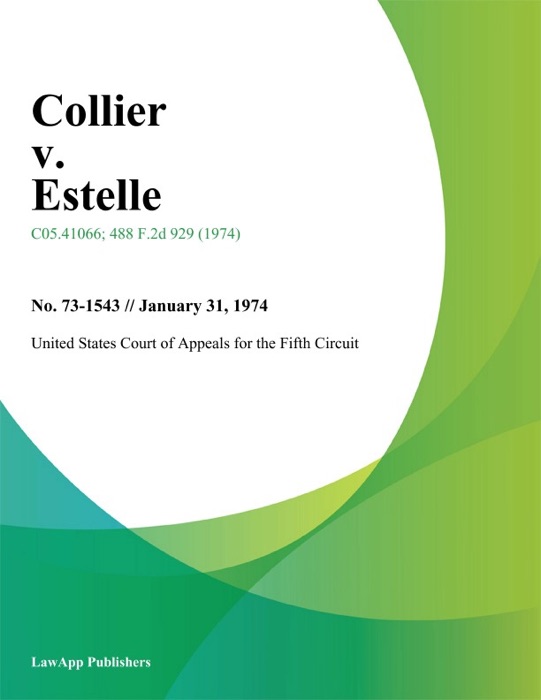 Collier v. Estelle