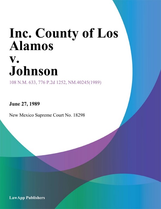 Inc. County Of Los Alamos V. Johnson
