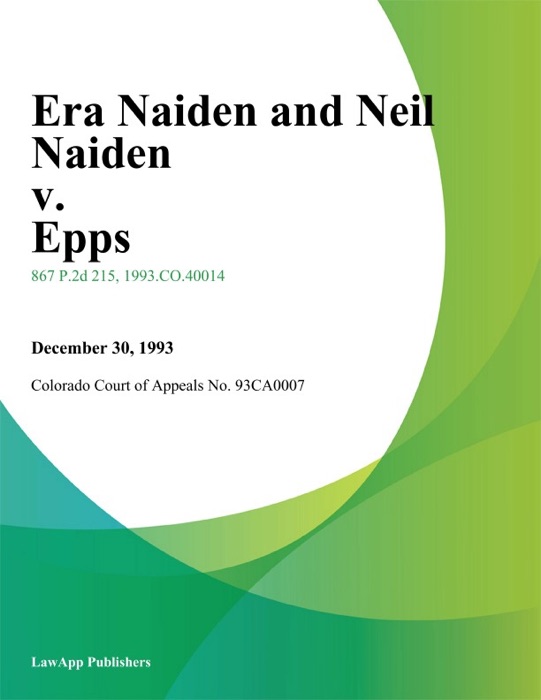 Era Naiden And Neil Naiden v. Epps