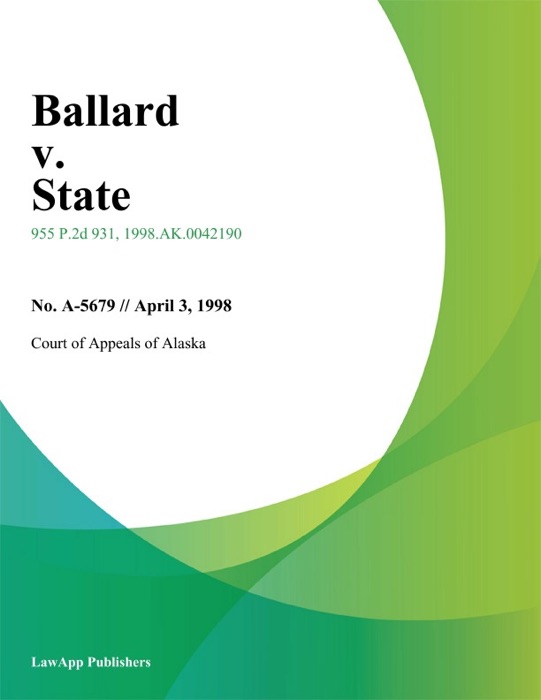 Ballard V. State