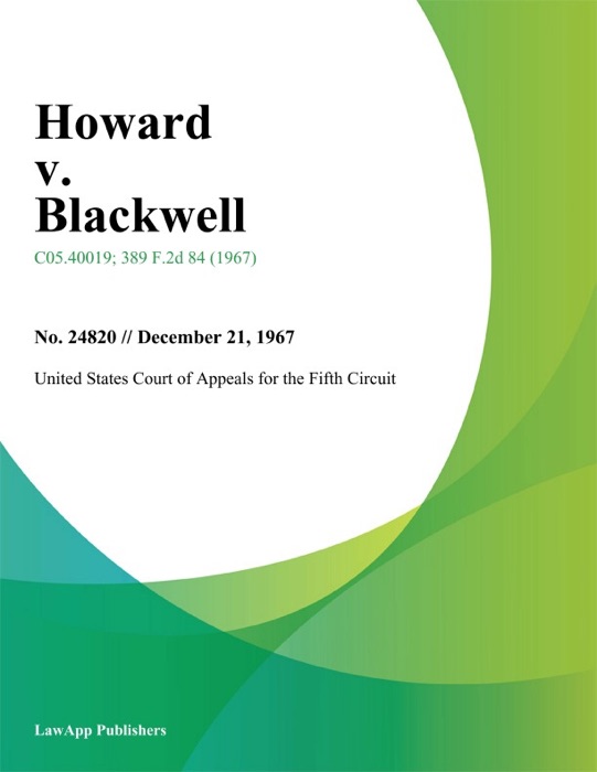 Howard v. Blackwell