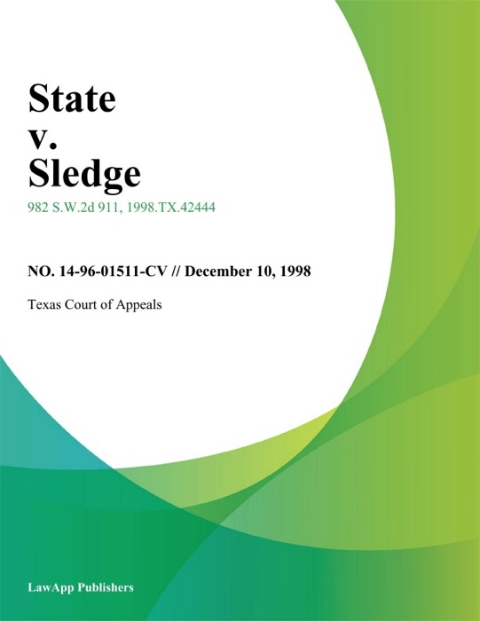 State v. Sledge